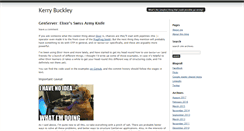 Desktop Screenshot of kerrybuckley.org